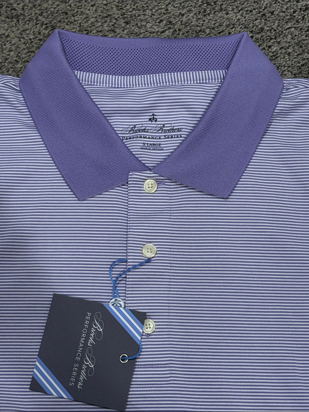Brooks Brothers Men's Lavender Striped